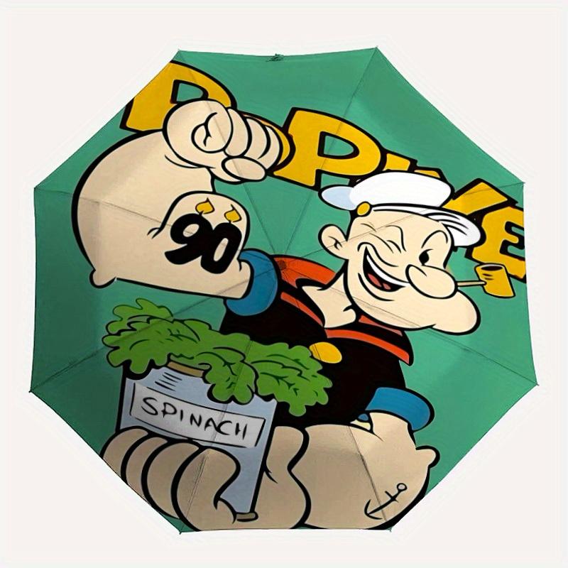 1pc Popeye Automatic Open/close Folding Umbrella, Compact Portable Travel Umbrella, Perfect Gift, Durable Construction y250813113
1pc Popeye Automatic Open/close Folding Umbrella, Compact Portable Travel Umbrella, Perfect Gift, Durable Construction y250813113