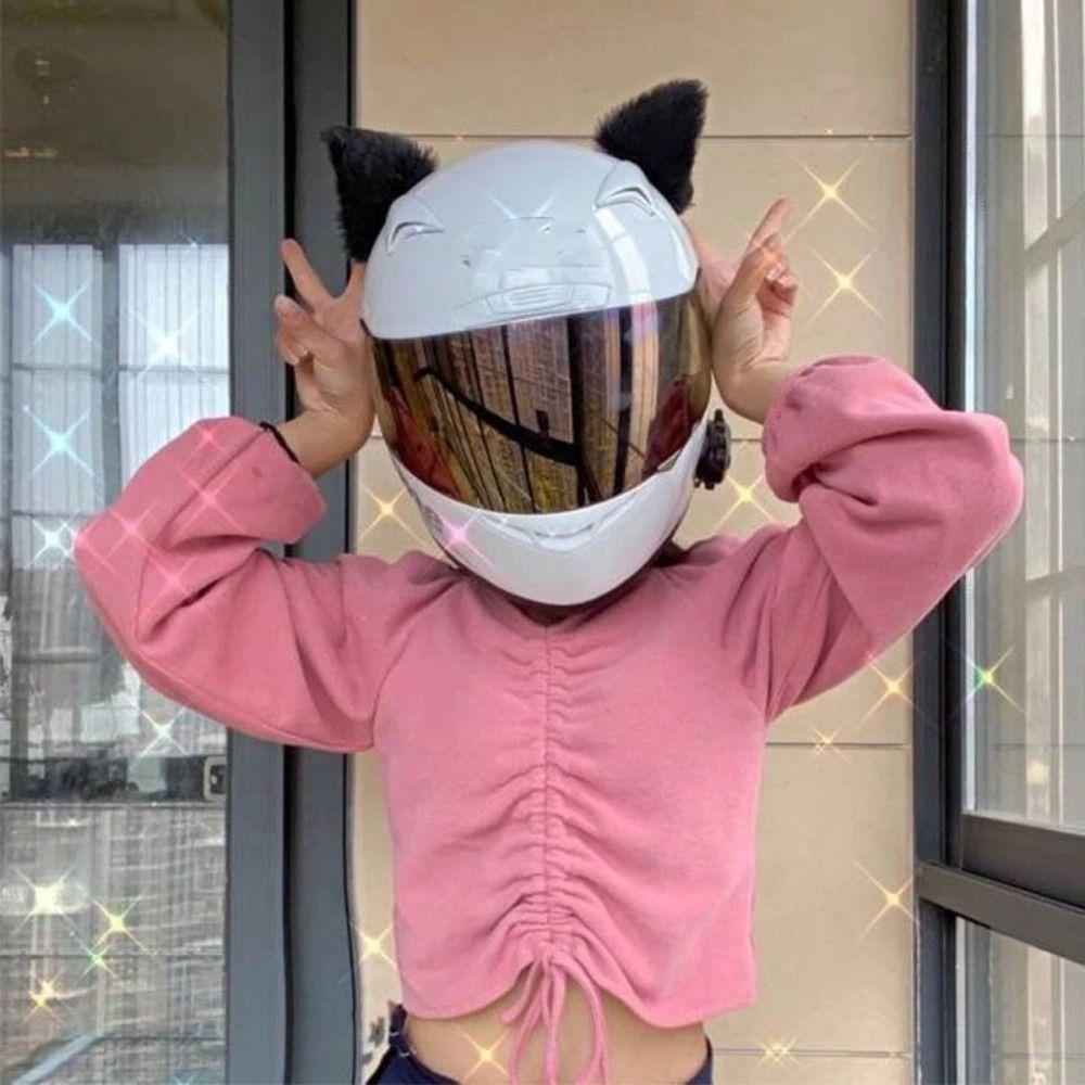 Plush Helmet Cat Ears Decoration Touch Fastener Helmet Accessories Bow Cat Ear Decoration Women 18
Plush Helmet Cat Ears Decoration Touch Fastener Helmet Accessories Bow Cat Ear Decoration Women 18
