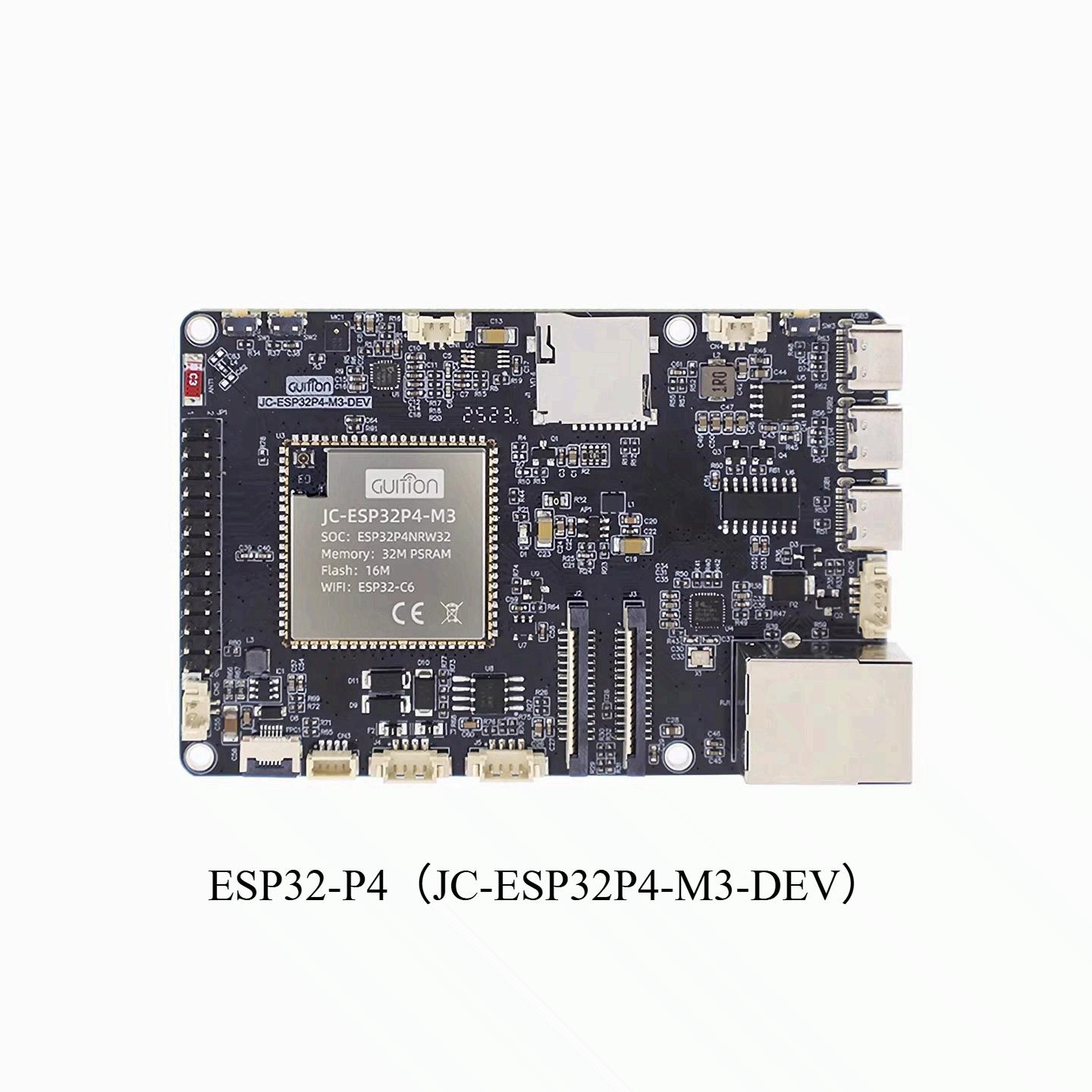 ESP32-P4 Development Board Camera 100Mbps Ethernet DSI Screen
ESP32-P4 Development Board Camera 100Mbps Ethernet DSI Screen