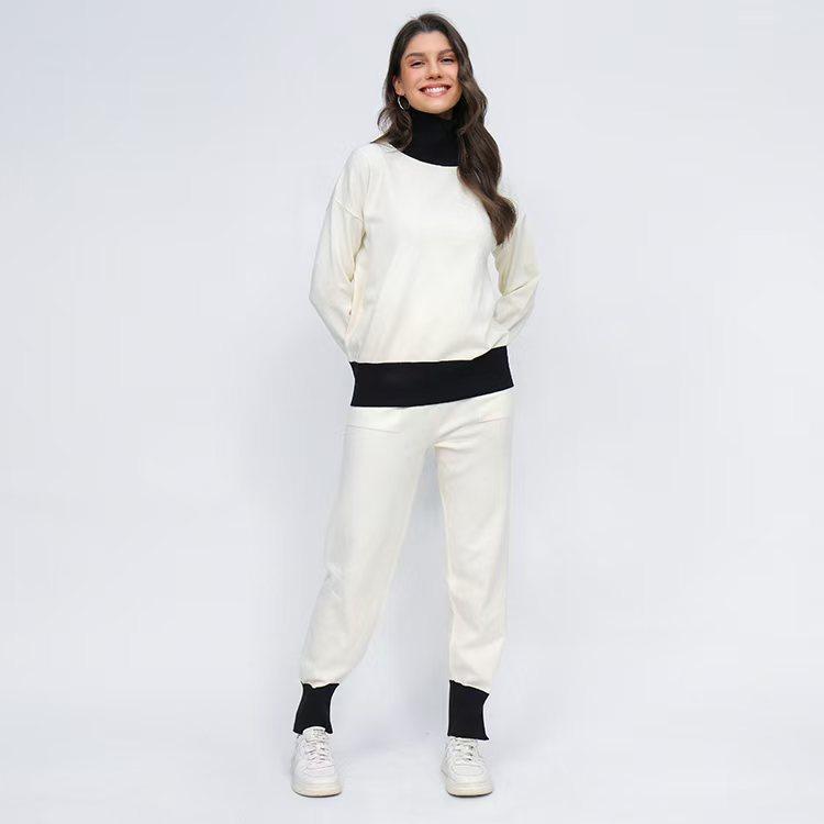 Женские комплекты для отдыха, комплекты из 2 предметов, трикотажные водолазки, свитера, топы, широкие брюки, спортивный костюм, плотный спортивный костюм для путешествий на осень-зиму для женщин L абрикосовый
Женские комплекты для отдыха, комплекты из 2 предметов, трикотажные водолазки, свитера, топы, широкие брюки, спортивный костюм, плотный спортивный костюм для путешествий на осень-зиму для женщин L абрикосовый