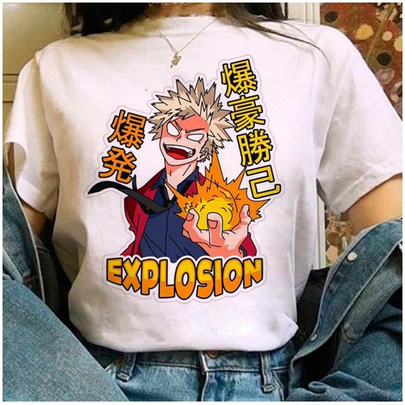 Casual Anime My Hero Academia Print Women T-Shirt Harajuku Summer Blouse Loose Short Sleeve White Female Tops Graphic Clothing M білий
Casual Anime My Hero Academia Print Women T-Shirt Harajuku Summer Blouse Loose Short Sleeve White Female Tops Graphic Clothing M білий