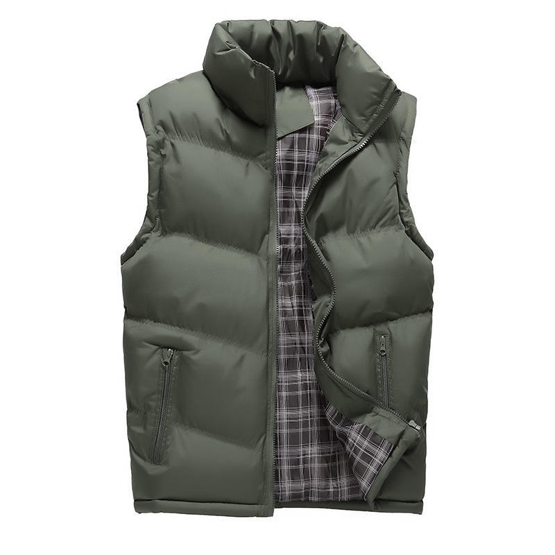 Thickened Warm Down Cotton Vest Men s Winter Plus Size Winter Cotton Vest Waistcoat Sleeveless Cotton Coat M темно-зелений колір
Thickened Warm Down Cotton Vest Men s Winter Plus Size Winter Cotton Vest Waistcoat Sleeveless Cotton Coat M темно-зелений колір
