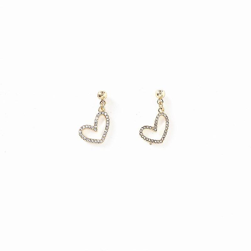 Handmade Diamonds Full Of Love Girl Heart Full Of Earrings Korean Temperament Versatile Light Luxury Exquisite Golden Bean Earrings
Handmade Diamonds Full Of Love Girl Heart Full Of Earrings Korean Temperament Versatile Light Luxury Exquisite Golden Bean Earrings