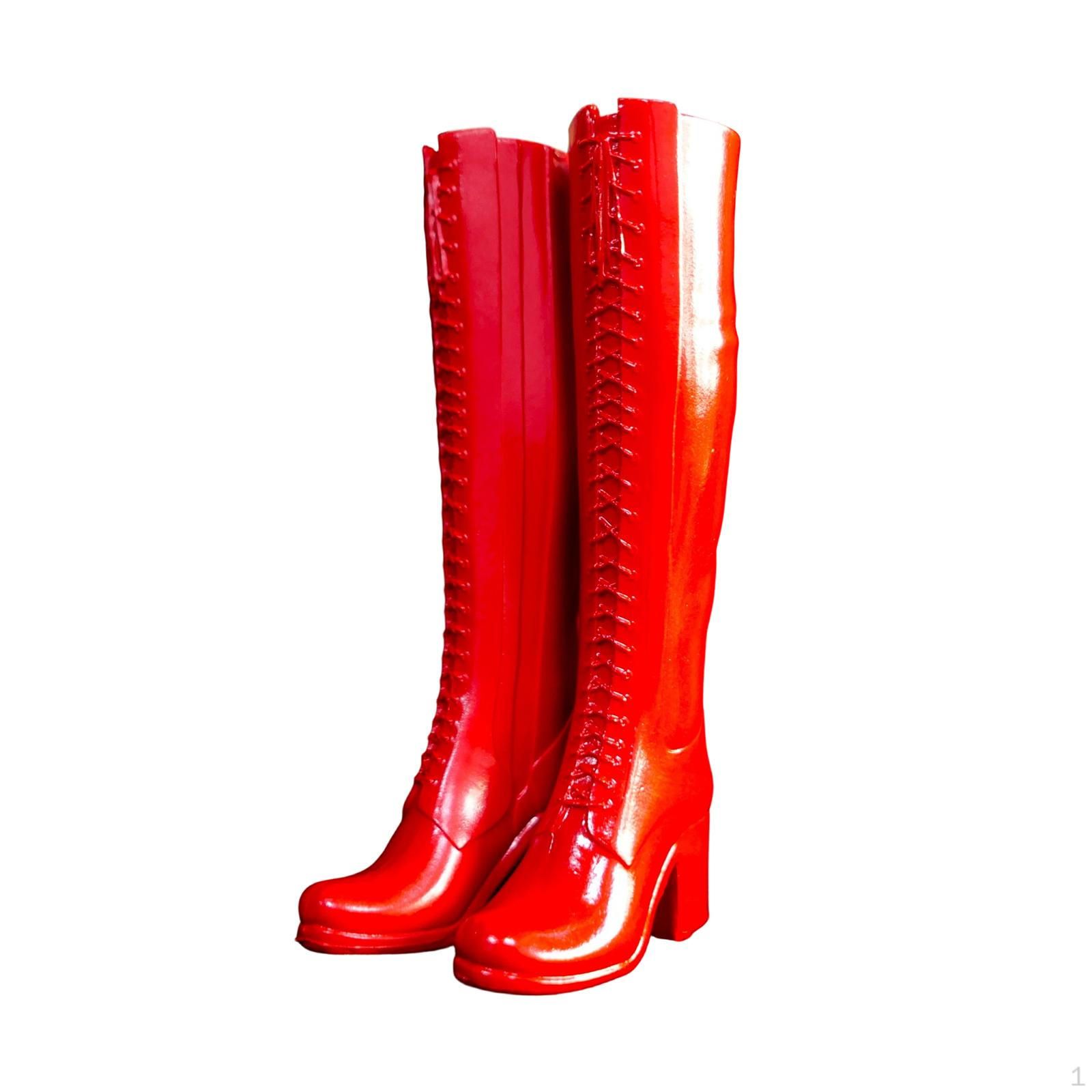 1 Pair Action Figure Doll Boots Knee High Heel Accessory PP Sole Round Toe Footwear Suitable for червоний
1 Pair Action Figure Doll Boots Knee High Heel Accessory PP Sole Round Toe Footwear Suitable for червоний