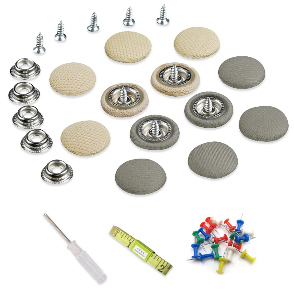 MMSH Car Roof Headliner Repair Button Rivets for Car Car Roof Ceiling 100 Pieces Roof, Sagging, Repair, Repair, (Beige)
MMSH Car Roof Headliner Repair Button Rivets for Car Car Roof Ceiling 100 Pieces Roof, Sagging, Repair, Repair, (Beige)