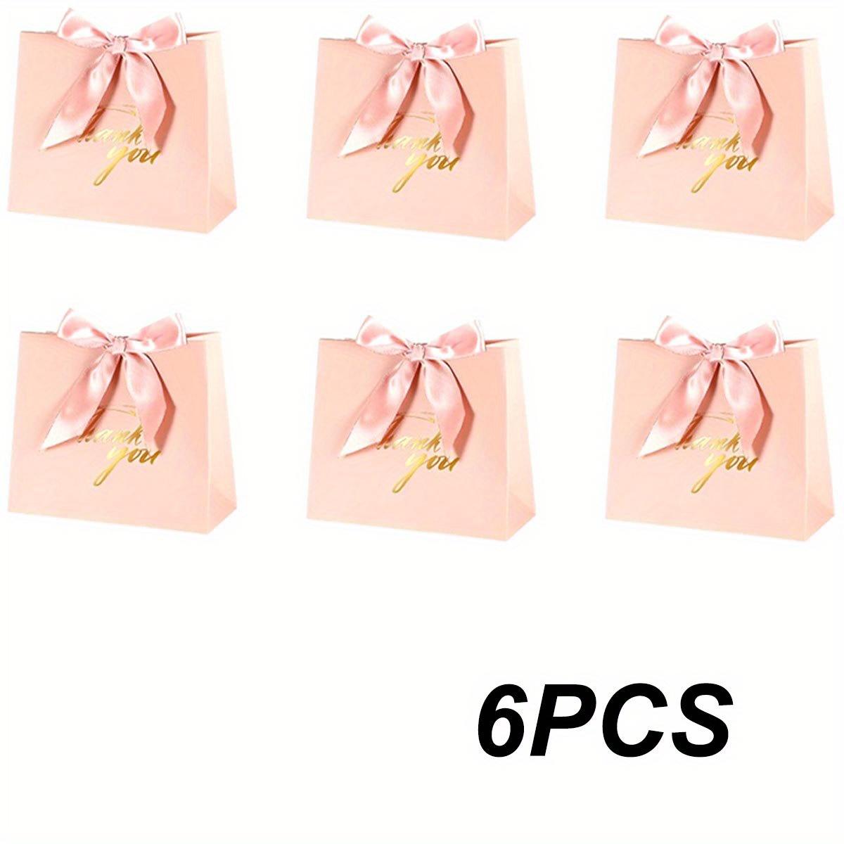 6pcs Pink Thank You Bronzing Gift Bags with Handles Resuable Paper Gift Storage Packaging Bag Guest Souvenir ZSY Other
6pcs Pink Thank You Bronzing Gift Bags with Handles Resuable Paper Gift Storage Packaging Bag Guest Souvenir ZSY Other