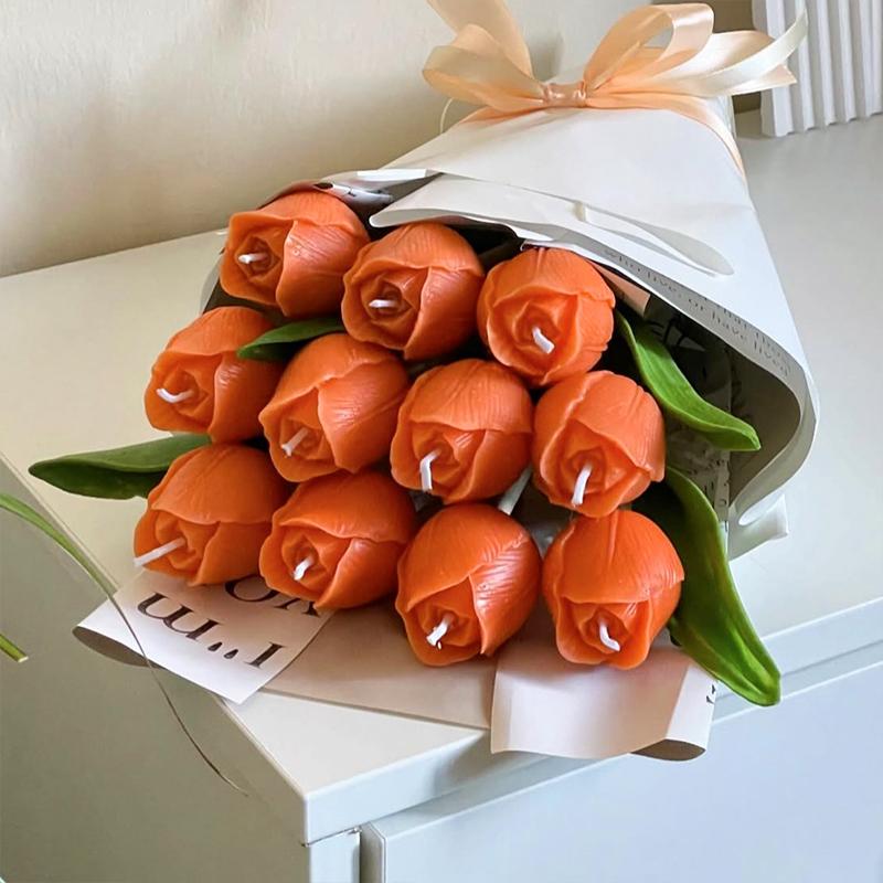 1PC Fragrant Tulip Soy Candle Unique Candle Present for Her Aromatherapy Tulip Candle Decorative Scented Candle 25cm оранжевый
1PC Fragrant Tulip Soy Candle Unique Candle Present for Her Aromatherapy Tulip Candle Decorative Scented Candle 25cm оранжевый