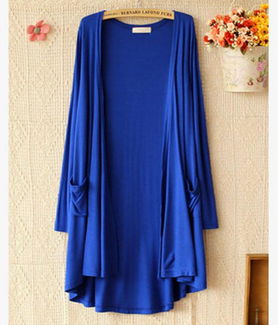 Женский модальный кардиган на весну/лето - Длинный рукав, средней длины, большого размера, свободный, легкий, защита от солнца для пляжа или комфорта в помещении с кондиционером. One Size
Женский модальный кардиган на весну/лето - Длинный рукав, средней длины, большого размера, свободный, легкий, защита от солнца для пляжа или комфорта в помещении с кондиционером. One Size