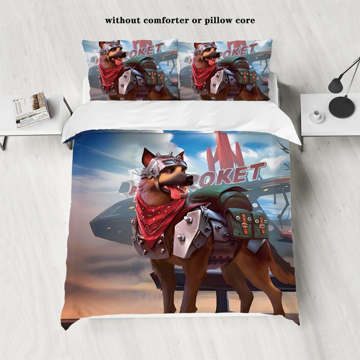 Three-Piece Czech Wolfdog Bedding Digital Printing 90G Abraded Cloth Sheet Sheet Sheet Sheet 135x200cm
Three-Piece Czech Wolfdog Bedding Digital Printing 90G Abraded Cloth Sheet Sheet Sheet Sheet 135x200cm