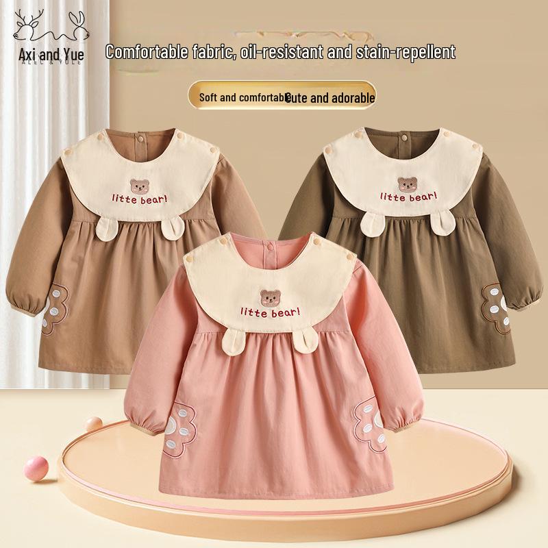 Axiheyue Reversible Waterproof Overalls for Girls - Infant Baby Meal Protective Fashionable Princess Dress Coat for Spring and Autumn. Size 90
Axiheyue Reversible Waterproof Overalls for Girls - Infant Baby Meal Protective Fashionable Princess Dress Coat for Spring and Autumn. Size 90