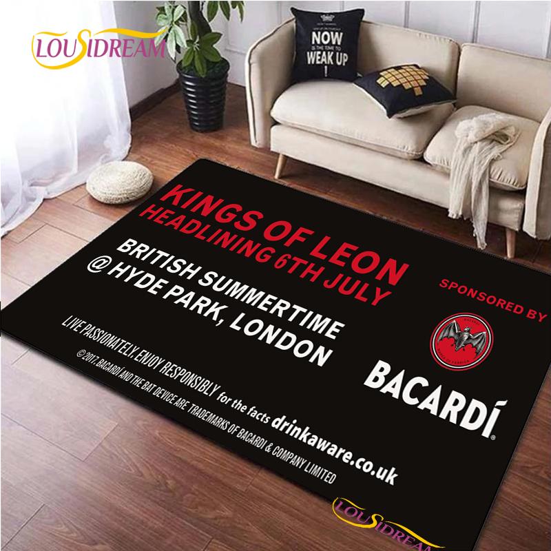 Логотип рому Bacardi Креативні килими, Килим для вітальні, спальні, домашнього декору, Дитячий, кухонний, для ванної кімнати, Нековзкий килимок для підлоги Alfombra 60*90cm
Логотип рому Bacardi Креативні килими, Килим для вітальні, спальні, домашнього декору, Дитячий, кухонний, для ванної кімнати, Нековзкий килимок для підлоги Alfombra 60*90cm