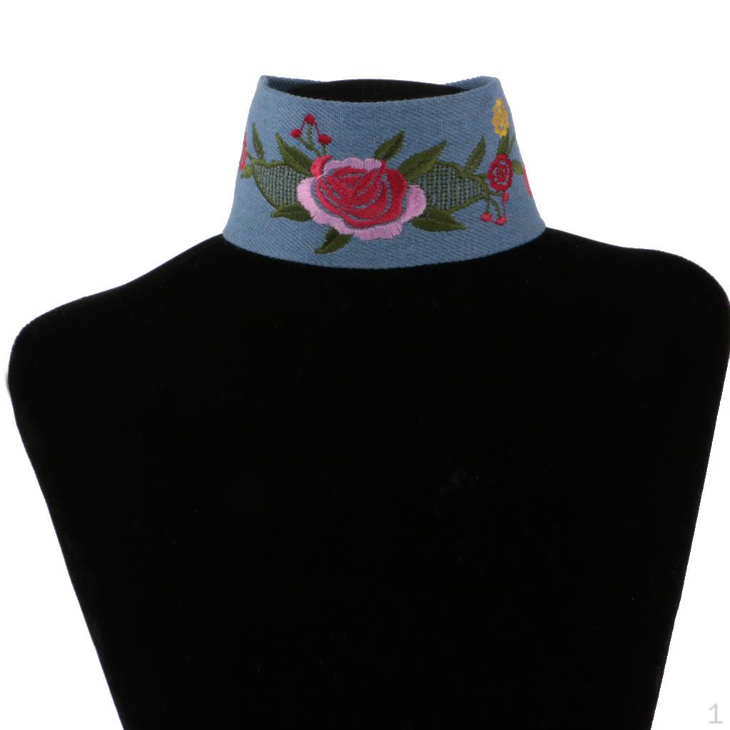 Choker Necklace Embroidery Red Rose Flower синій
Choker Necklace Embroidery Red Rose Flower синій