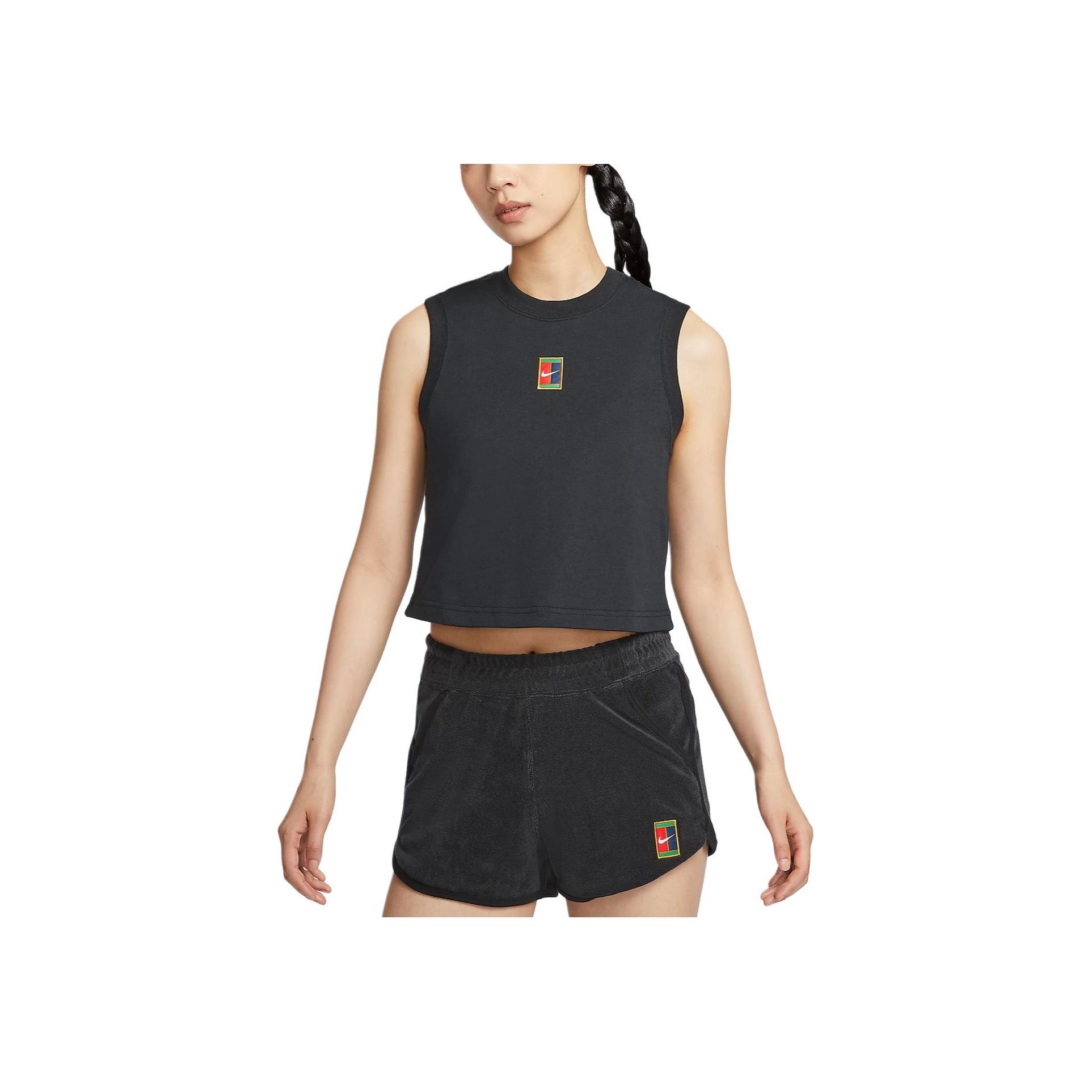 Nike Heritage Badge Logo Design Casual Short Sleeve Round Neck Sports Vest Women Tops Black FQ2274-010 S
Nike Heritage Badge Logo Design Casual Short Sleeve Round Neck Sports Vest Women Tops Black FQ2274-010 S