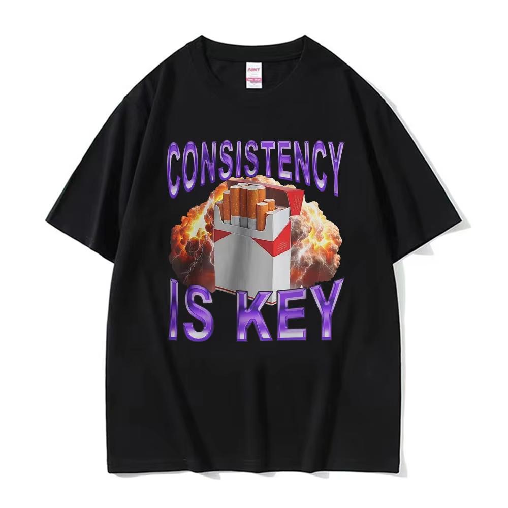 Consistency Is Key Funny Meme T-shirt Unisex Fashion Humor Style Oversized T Shirts Men Vintage Oversized Summer Comfort T Shirt S разноцветный
Consistency Is Key Funny Meme T-shirt Unisex Fashion Humor Style Oversized T Shirts Men Vintage Oversized Summer Comfort T Shirt S разноцветный