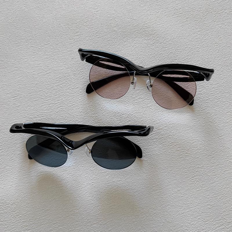 2pcs/Set Fashion Men Women Round Sunglasses Trendy Designer Special-shaped Sun Glasses Rimless Outdoor Accessory Eyewear As picture
2pcs/Set Fashion Men Women Round Sunglasses Trendy Designer Special-shaped Sun Glasses Rimless Outdoor Accessory Eyewear As picture