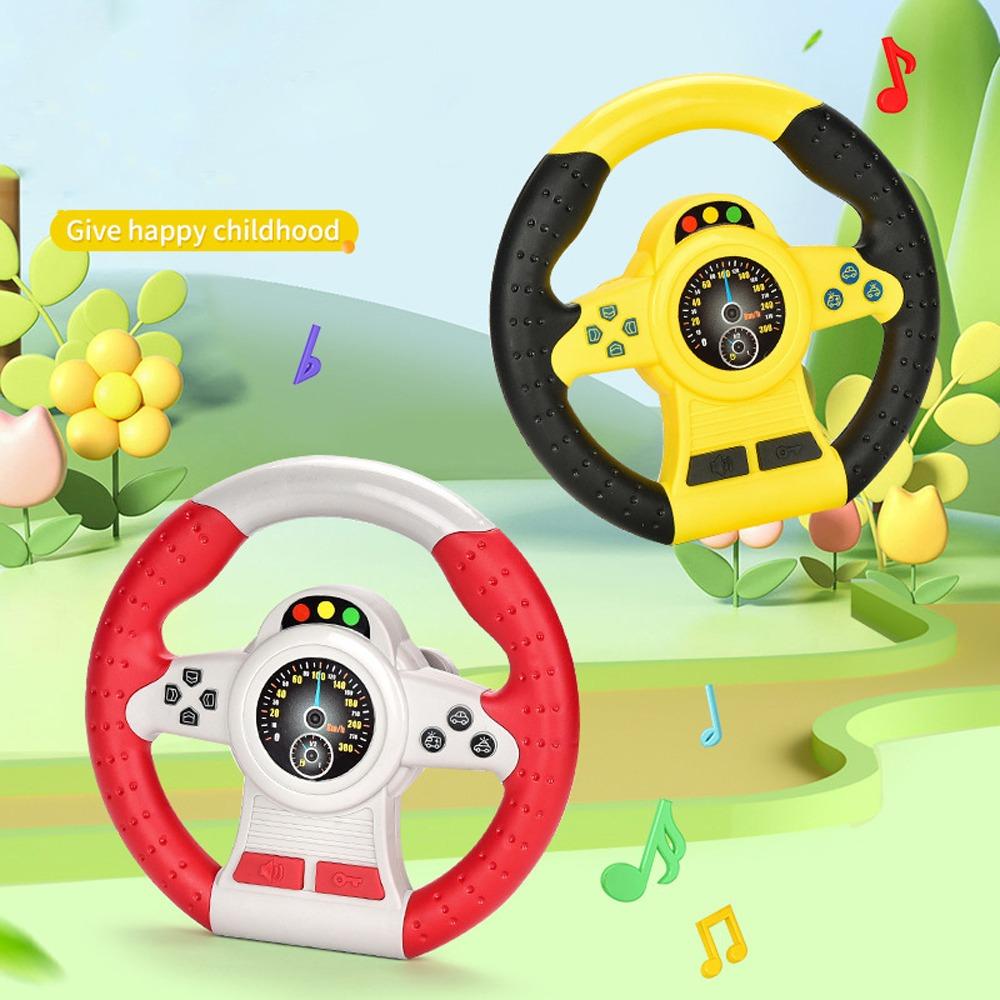 360 ° Rotation Copilot Steering Wheel Multi Functional Simulate Driving Car Toy Educational Toys червоний
360 ° Rotation Copilot Steering Wheel Multi Functional Simulate Driving Car Toy Educational Toys червоний