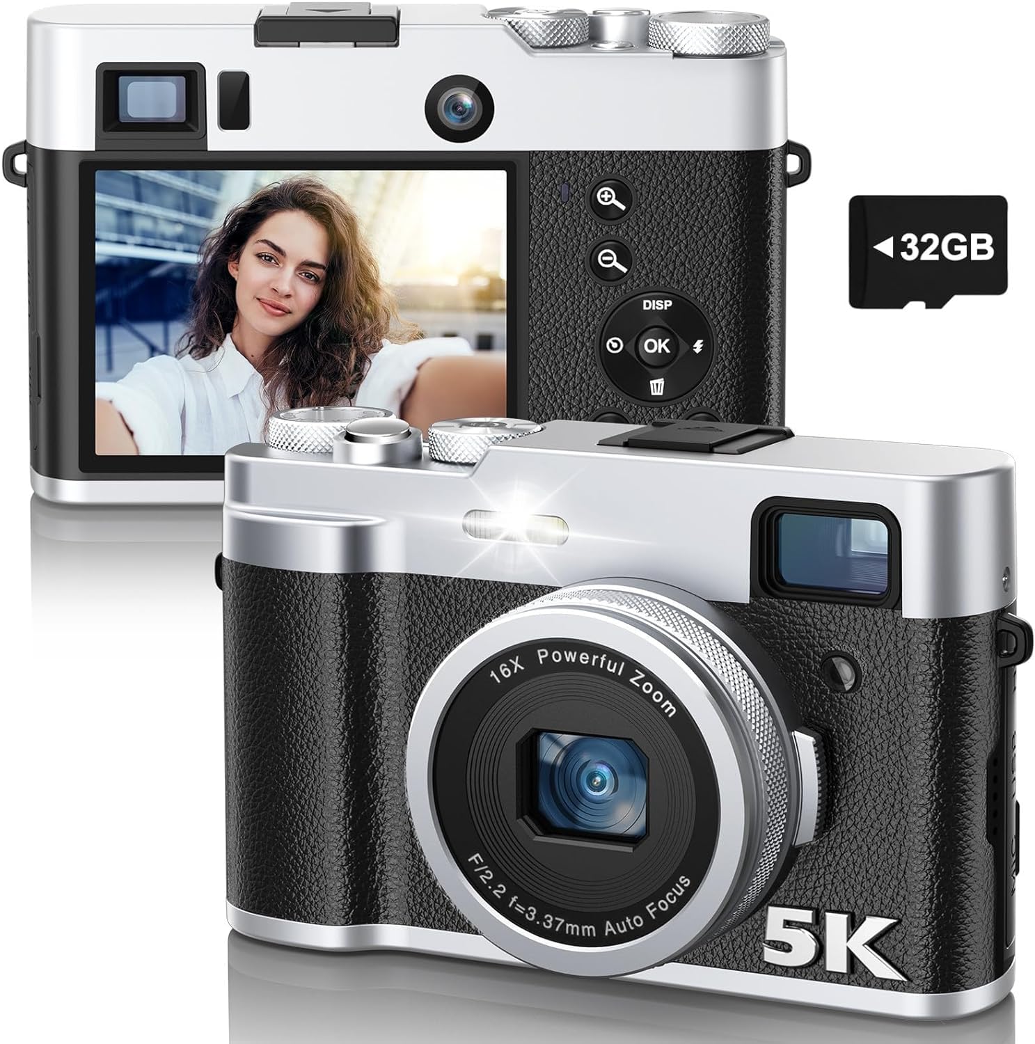 ToAuite 5K Digital 48 Front and Rear Dual Supports Up to 256g Image 16x 32g Card Included Camera, Megapixels, 30fps, Cameras, Flash, Selfie, Cards,
ToAuite 5K Digital 48 Front and Rear Dual Supports Up to 256g Image 16x 32g Card Included Camera, Megapixels, 30fps, Cameras, Flash, Selfie, Cards,