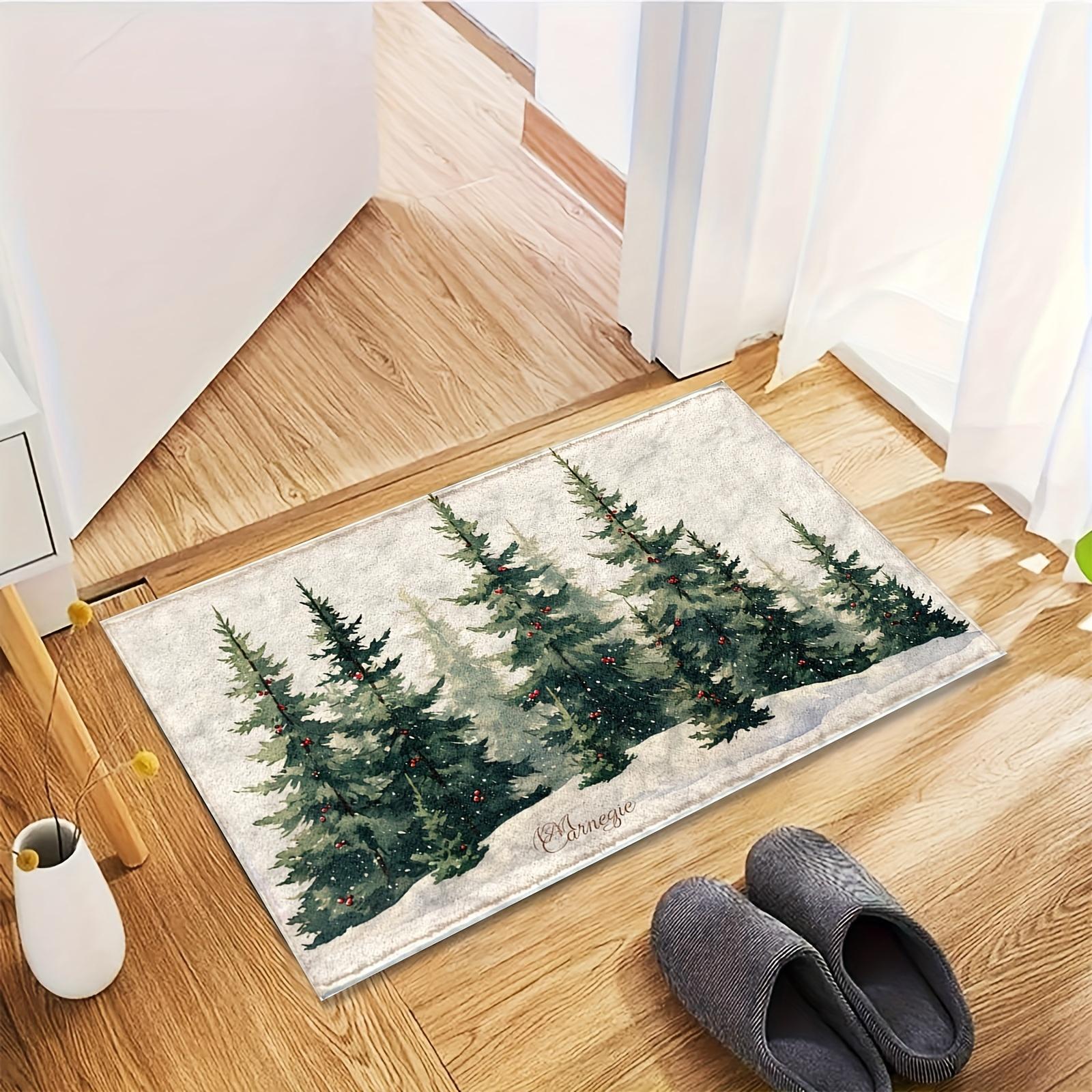 Christmas Tree Decorative Carpet Bathroom Non-Slip Absorbency Foot Mat Bedroom Soft And Comfortable Mat Home Decoration 40x60cm 16x24inch
Christmas Tree Decorative Carpet Bathroom Non-Slip Absorbency Foot Mat Bedroom Soft And Comfortable Mat Home Decoration 40x60cm 16x24inch