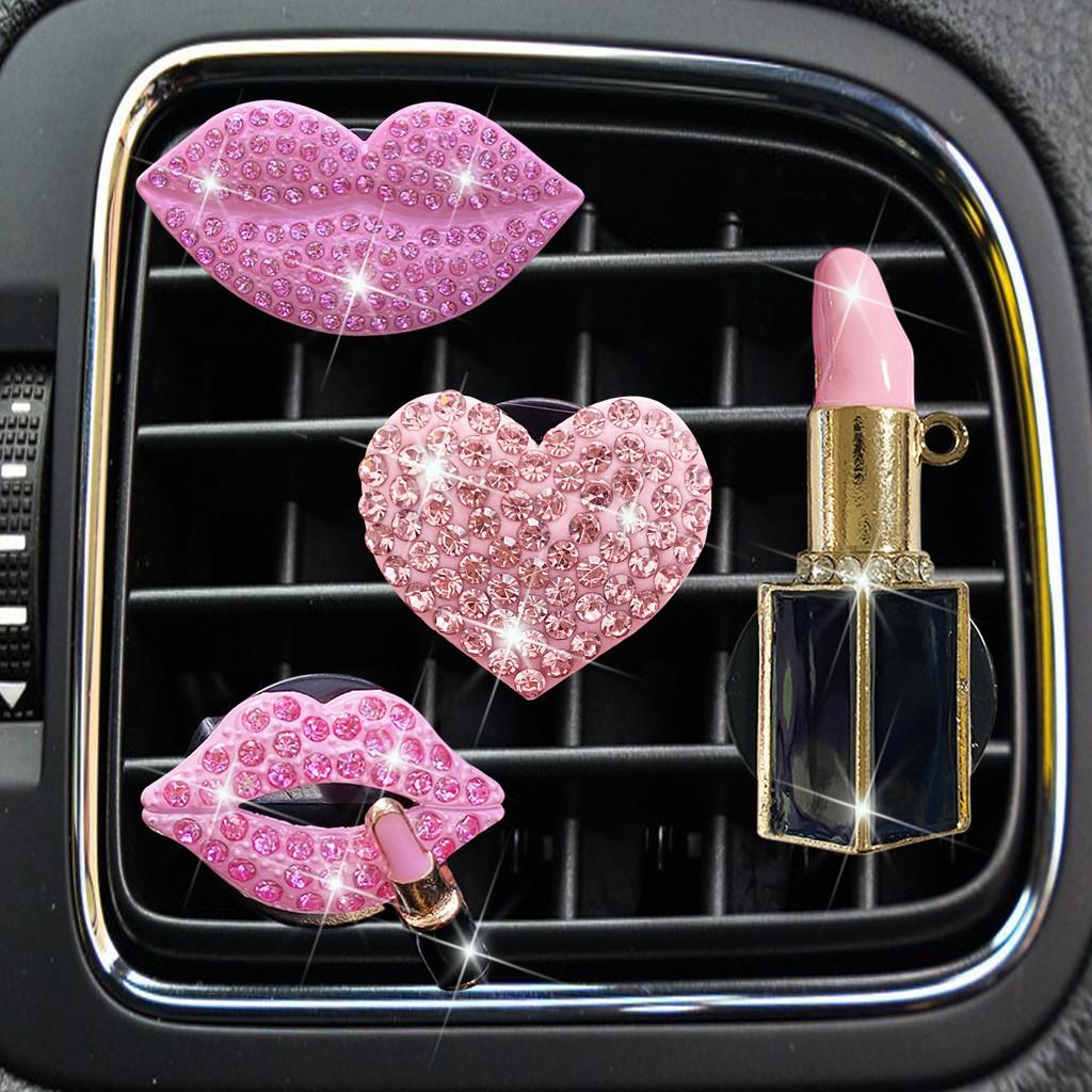 Набор 4 шт. Ароматизатор для воздуха в салон автомобиля, Клипса, Украшения розовый
Набор 4 шт. Ароматизатор для воздуха в салон автомобиля, Клипса, Украшения розовый