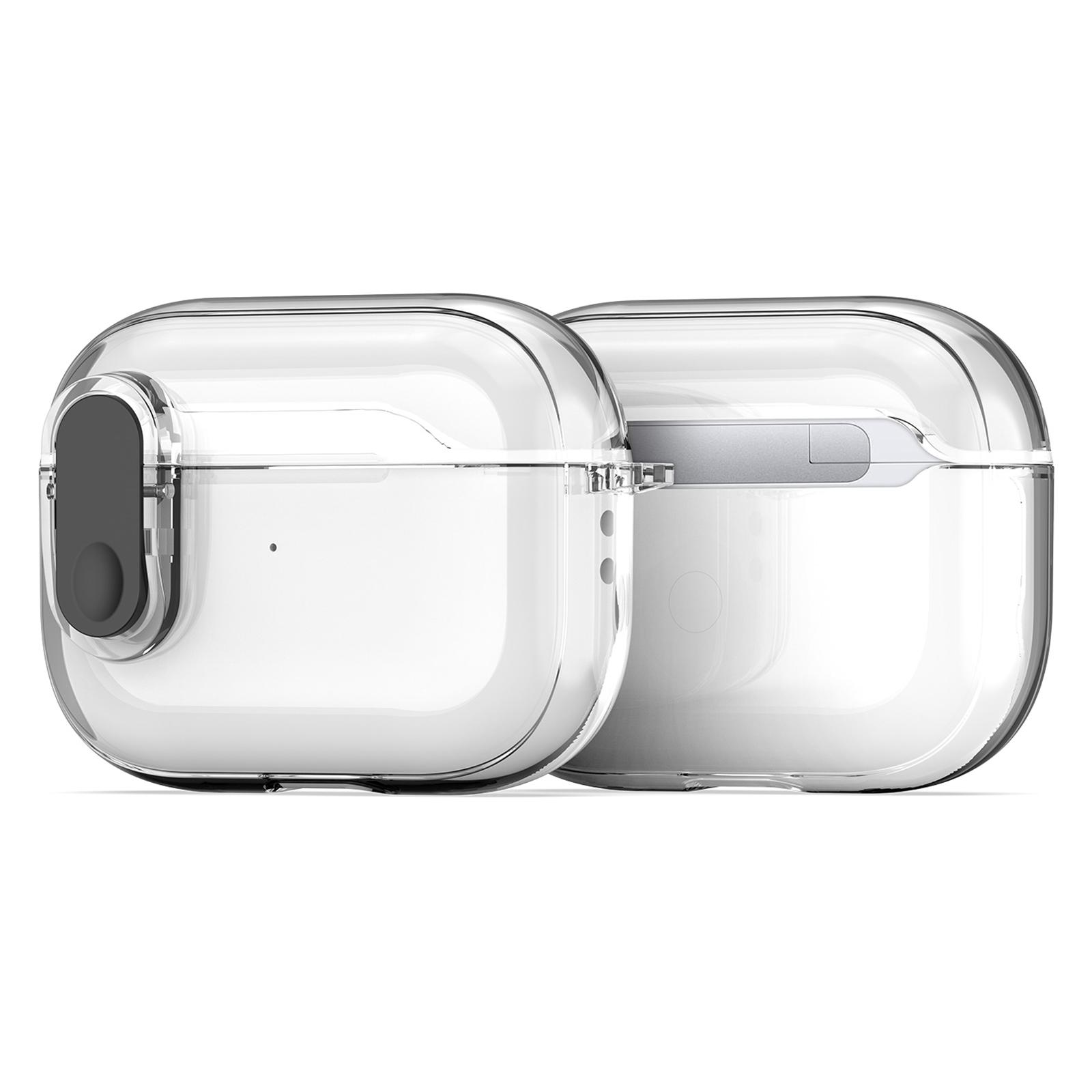 DUX DUCIS PECL Series for Apple AirPods Pro 2 Earphone Case TPU+PC Cover with Hanging Hook Purple
DUX DUCIS PECL Series for Apple AirPods Pro 2 Earphone Case TPU+PC Cover with Hanging Hook Purple