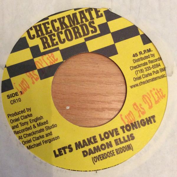 7inch Record DAMON ELLIS / AMBELIQUE - Let s Make Love Tonight / Halleluja CR10 Checkmate Recor 2002 US Reggae, Ska & Dub Used
7inch Record DAMON ELLIS / AMBELIQUE - Let s Make Love Tonight / Halleluja CR10 Checkmate Recor 2002 US Reggae, Ska & Dub Used