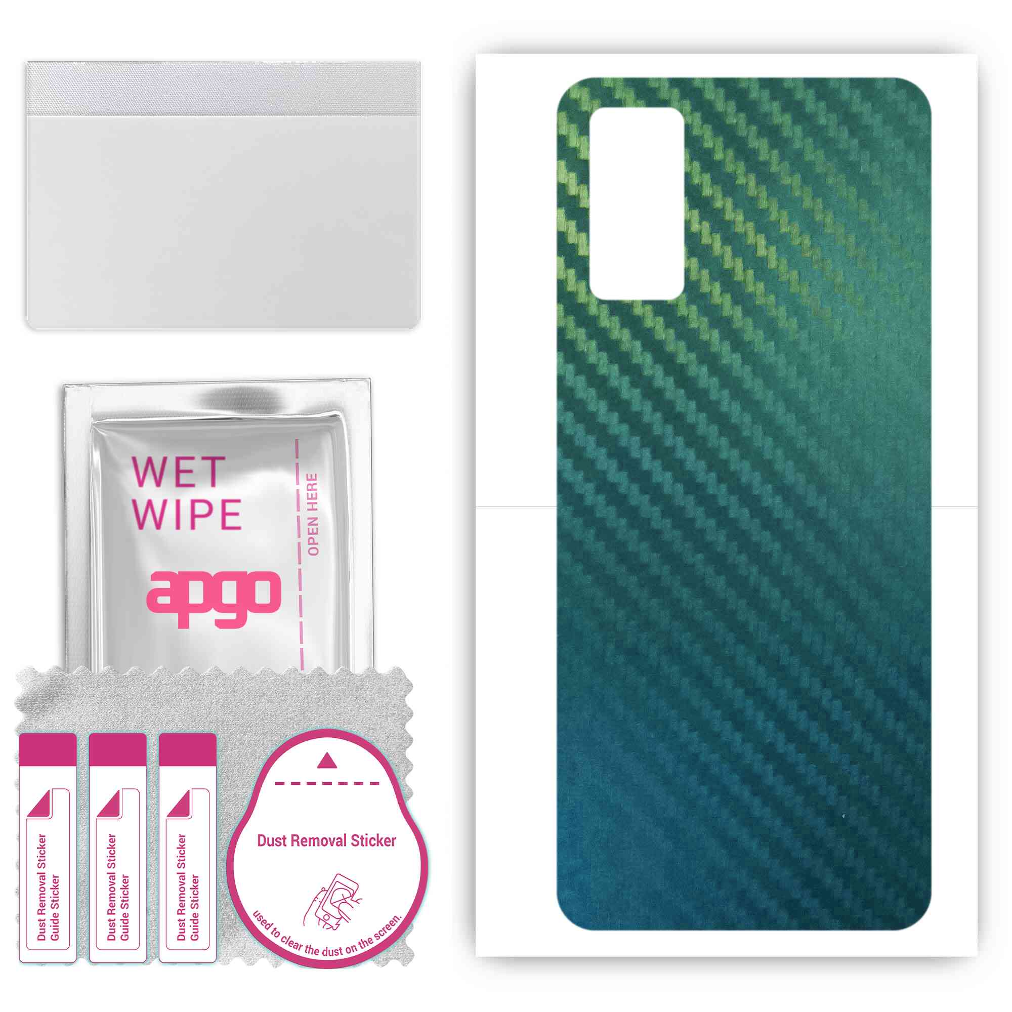 apgo Protective Skin Sticker for the back compatible with Vivo X60 5G, Wrap Film, Foil, Vinyl - Pattern Carbon Chameleon CAKA1
apgo Protective Skin Sticker for the back compatible with Vivo X60 5G, Wrap Film, Foil, Vinyl - Pattern Carbon Chameleon CAKA1