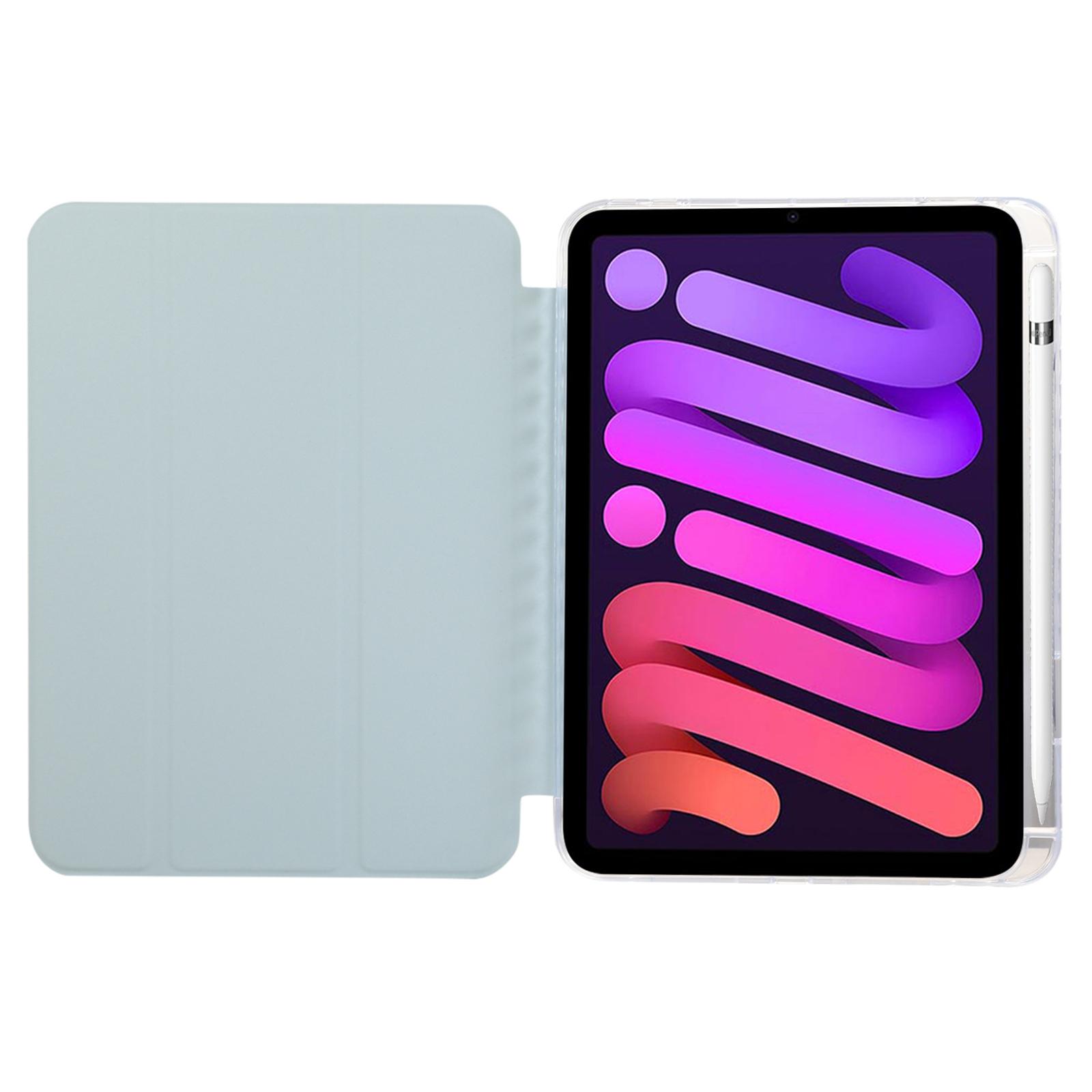 For iPad mini (2024)/mini (2021) Case Carbon Fiber Texture Leather+Clear Acrylic+TPU Stand Tablet Cover Baby Blue
For iPad mini (2024)/mini (2021) Case Carbon Fiber Texture Leather+Clear Acrylic+TPU Stand Tablet Cover Baby Blue
