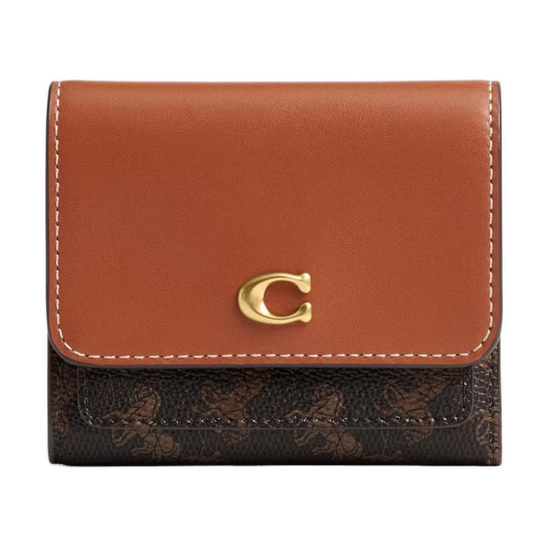 COACH wallet 11 Carriage print MILA flip cover Metal letters Artificial leather and cow leather Regular Unisex couple style Black Black and brown чорний
COACH wallet 11 Carriage print MILA flip cover Metal letters Artificial leather and cow leather Regular Unisex couple style Black Black and brown чорний