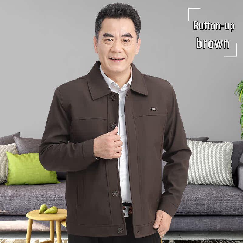 Men s Autumn and Winter Casual Jacket for Middle-aged and Elderly 195/5XL 185-200 lbs
Men s Autumn and Winter Casual Jacket for Middle-aged and Elderly 195/5XL 185-200 lbs