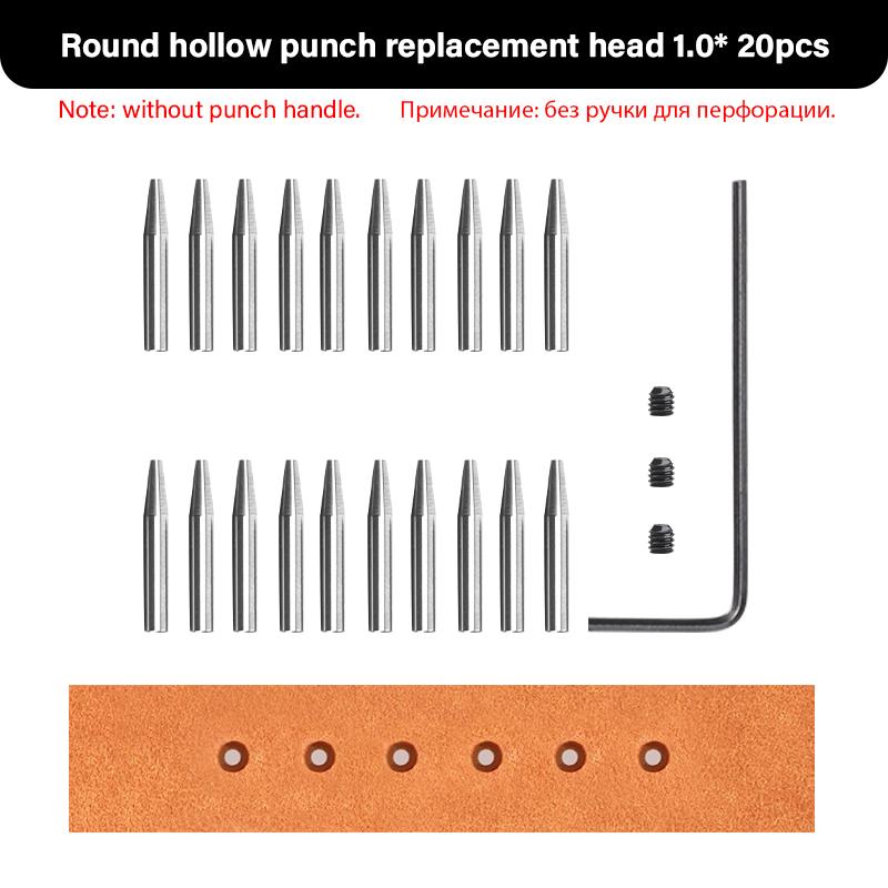 WUTA 3G Leather Punches Head Replaceable Pricking Iron Removable Diamond Olive Round Hole French Style Chisel DIY Craft Tools
WUTA 3G Leather Punches Head Replaceable Pricking Iron Removable Diamond Olive Round Hole French Style Chisel DIY Craft Tools