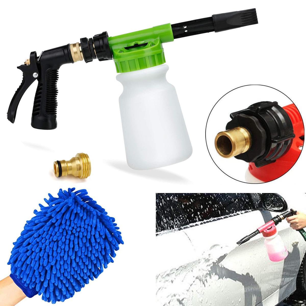 2021 2 in 1 Car foam bottle 6 Level Adjustable High Pressure Washer Watering Can Car wash water Sprayer Gun Auto wash gloves
2021 2 in 1 Car foam bottle 6 Level Adjustable High Pressure Washer Watering Can Car wash water Sprayer Gun Auto wash gloves
