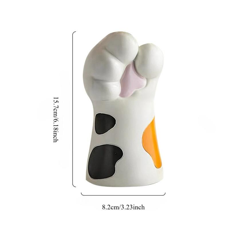 1PC Cat s Claw Shape Resin Vase Suitable for Desktop Flower Arrangement Pen Holder Makeup Brush Storage Etc
1PC Cat s Claw Shape Resin Vase Suitable for Desktop Flower Arrangement Pen Holder Makeup Brush Storage Etc