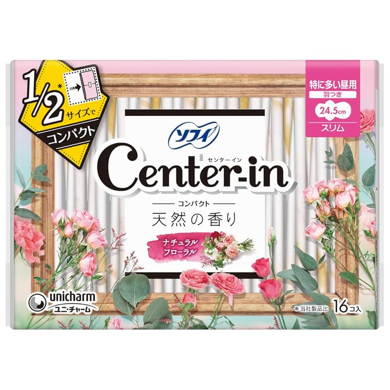 center in compact natural scent Particularly common during the day natural floral with wings 24.5cm 16 pieces (sanitary products) napkin)
center in compact natural scent Particularly common during the day natural floral with wings 24.5cm 16 pieces (sanitary products) napkin)