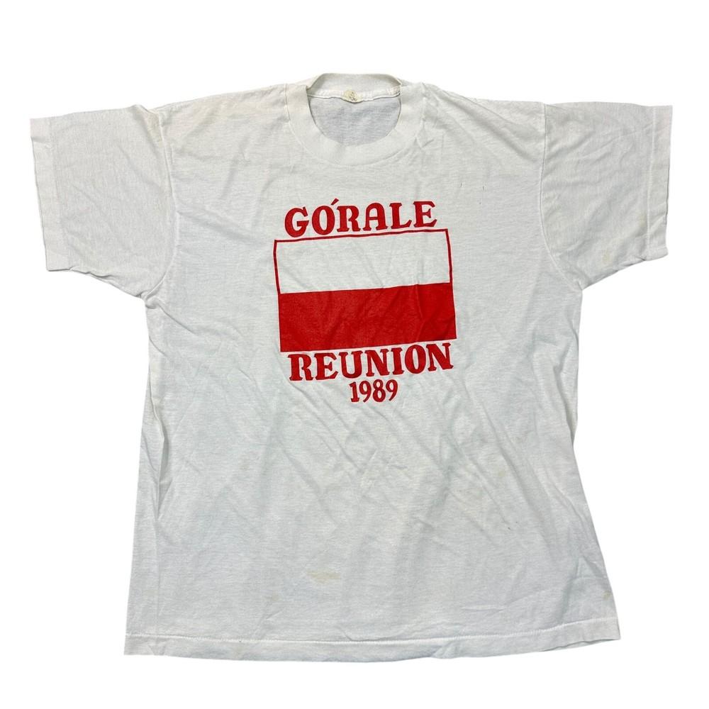 Vintage Single Stitch T-shirt 90s Retro Short Sleeve White Mens 4XL
Vintage Single Stitch T-shirt 90s Retro Short Sleeve White Mens 4XL