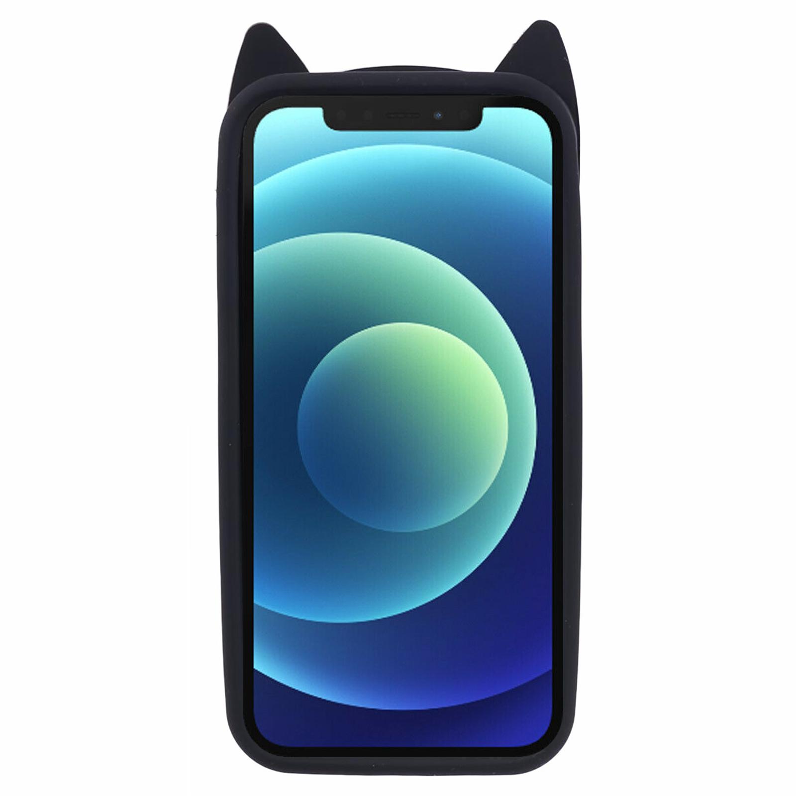 For iPhone 12 mini 5.4 inch Cell Phone Cases 3D Moustache Cat Silicone Back Cover Pink
For iPhone 12 mini 5.4 inch Cell Phone Cases 3D Moustache Cat Silicone Back Cover Pink