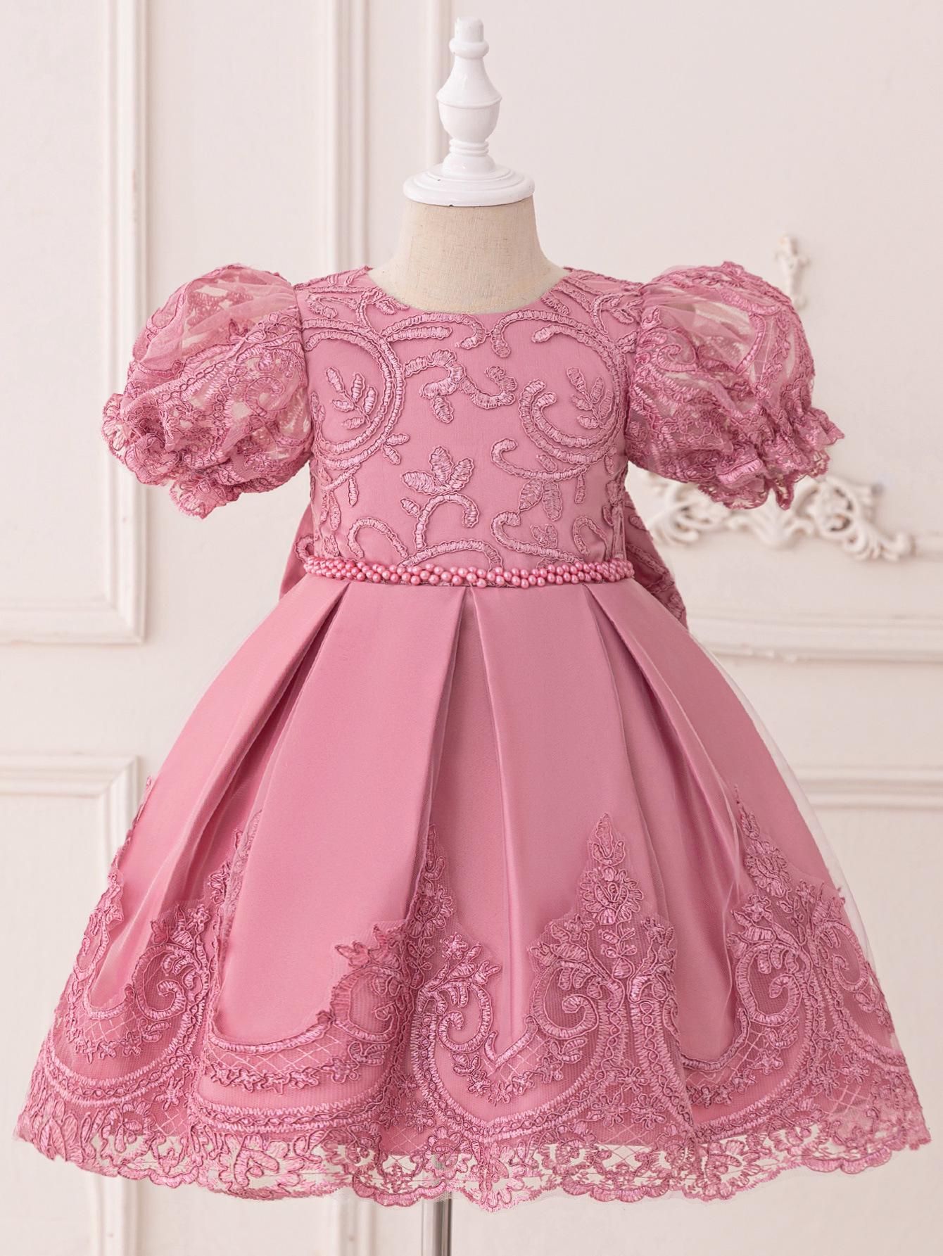 2026 Girls Formal Lace Embroidery Mid-Length Satin Princess Dress 110cm світло-рожевий колір
2026 Girls Formal Lace Embroidery Mid-Length Satin Princess Dress 110cm світло-рожевий колір