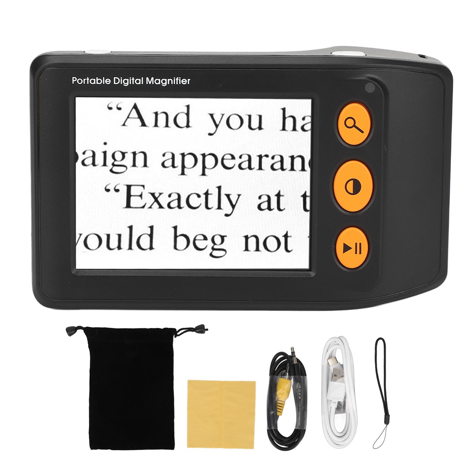Digital Video Magnifier 8 Color Modes Take Pictures LCD Screen Electronic Reading Aids with Folding
Digital Video Magnifier 8 Color Modes Take Pictures LCD Screen Electronic Reading Aids with Folding