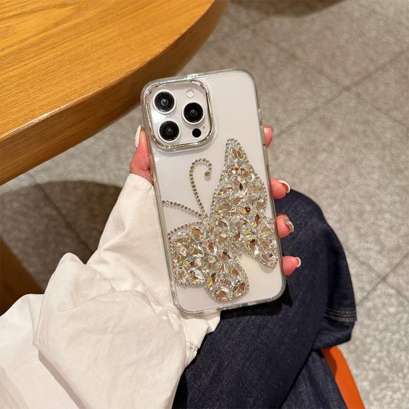 Applicable Apple 17Pro rhinestone luxury three-dimensional butterfly mobile phone case Iphone16 creative 15 Internet celebrity fashion 14 iPhone 17Promax
Applicable Apple 17Pro rhinestone luxury three-dimensional butterfly mobile phone case Iphone16 creative 15 Internet celebrity fashion 14 iPhone 17Promax