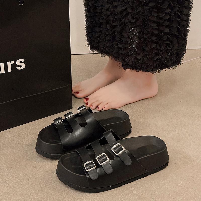 JMXD-толстоподошвенные тапочки-маффины женские для улицы, летняя модная универсальная обувь для интернет-знаменитостей, увеличивающая рост, серебристые крутые тапочки 39 чёрный
JMXD-толстоподошвенные тапочки-маффины женские для улицы, летняя модная универсальная обувь для интернет-знаменитостей, увеличивающая рост, серебристые крутые тапочки 39 чёрный