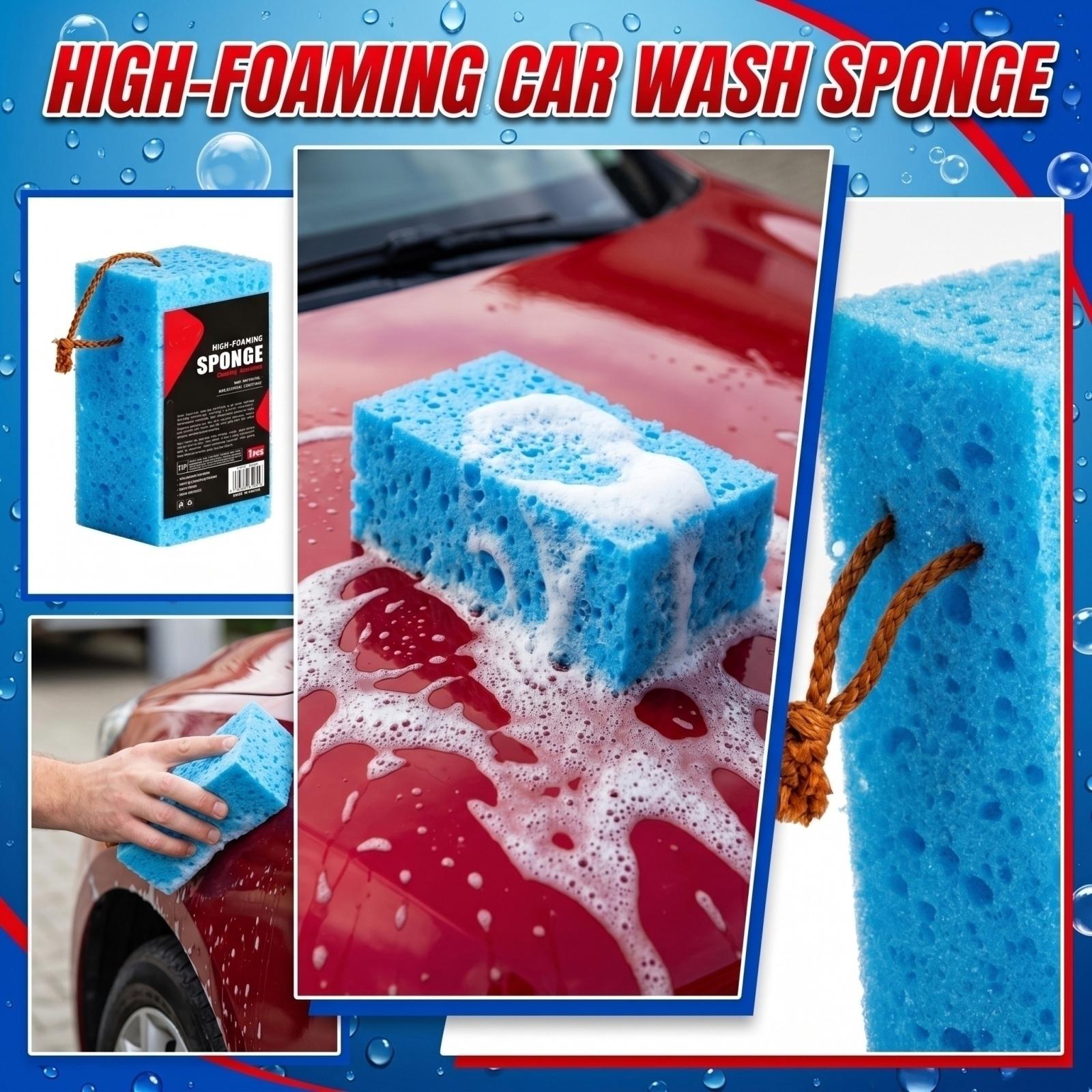 Large Car Wash Sponge 17x10x8cm High Density Thick Foam Cleaning Sponge for Vehicle Exterior and Interior Surfaces Durable Absorbent Car Cleaning Tool One Size синий
Large Car Wash Sponge 17x10x8cm High Density Thick Foam Cleaning Sponge for Vehicle Exterior and Interior Surfaces Durable Absorbent Car Cleaning Tool One Size синий