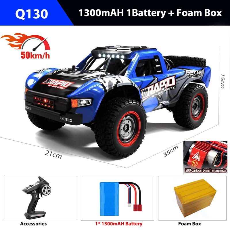 1/14 Q130 RC Car Desert 4WD Off-road Truck 2.4G High Speed Car Racing Drift Remote ControlVehicle Toys For Boys Children
1/14 Q130 RC Car Desert 4WD Off-road Truck 2.4G High Speed Car Racing Drift Remote ControlVehicle Toys For Boys Children
