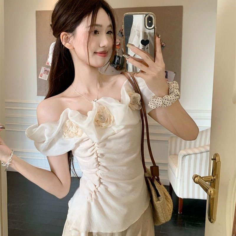 2026 Floral One-Shoulder Slimming Top - Women s Chic Summer T-Shirt S 80-95 lbs
2026 Floral One-Shoulder Slimming Top - Women s Chic Summer T-Shirt S 80-95 lbs