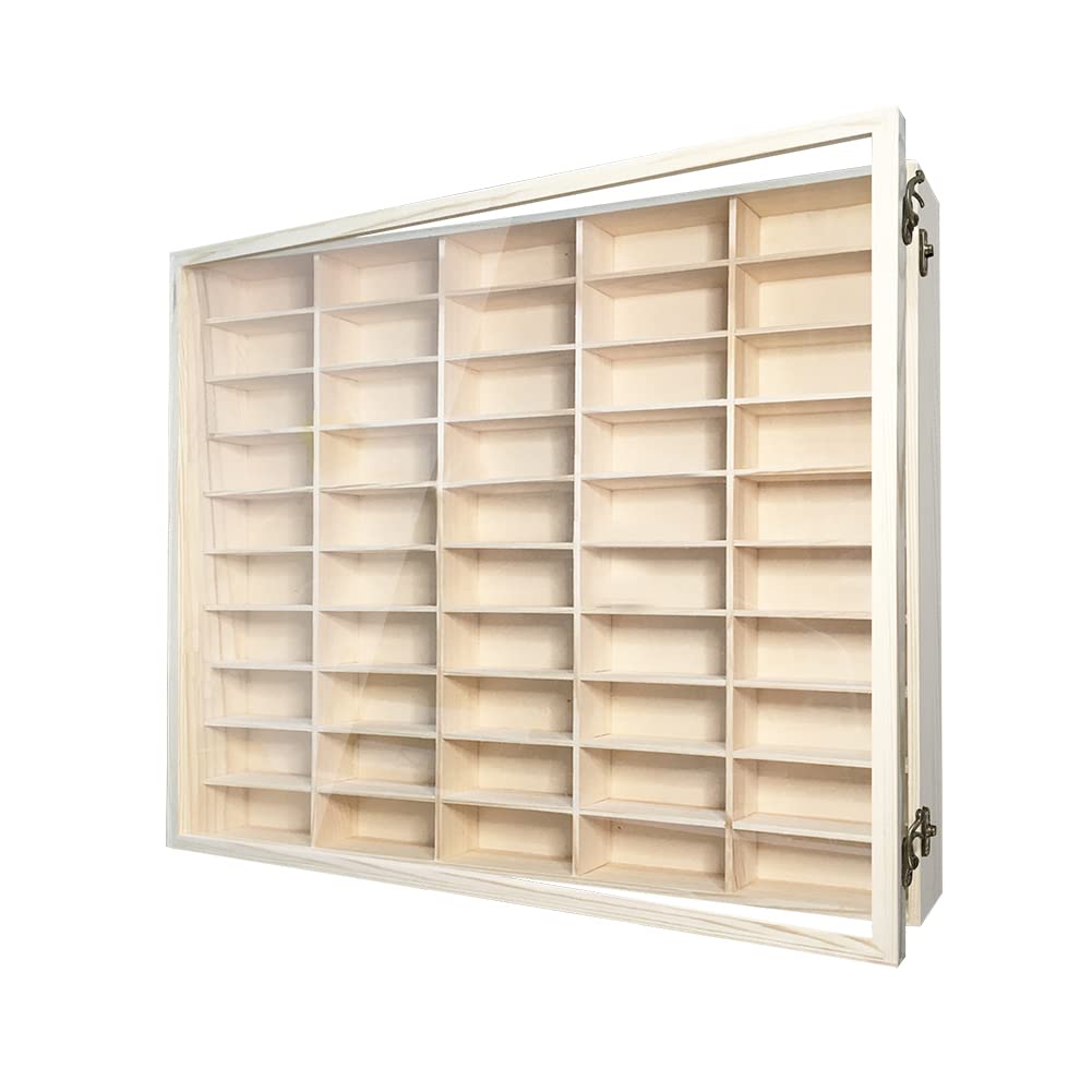 Jumei Mini Car Case, Wooden with Clear Acrylic Door, Wall-Mounted, 5x10 Grids, Holds up to 50 Mini Cars
Jumei Mini Car Case, Wooden with Clear Acrylic Door, Wall-Mounted, 5x10 Grids, Holds up to 50 Mini Cars