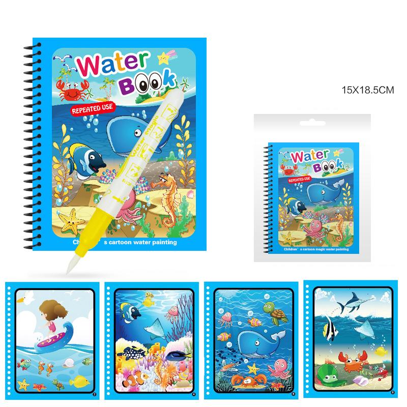 Kids Early Education Water Painting Book Baby Doodle Book Scene Copy Colouring Book Can Be Repeatedly Used Children Drawing Toys
Kids Early Education Water Painting Book Baby Doodle Book Scene Copy Colouring Book Can Be Repeatedly Used Children Drawing Toys