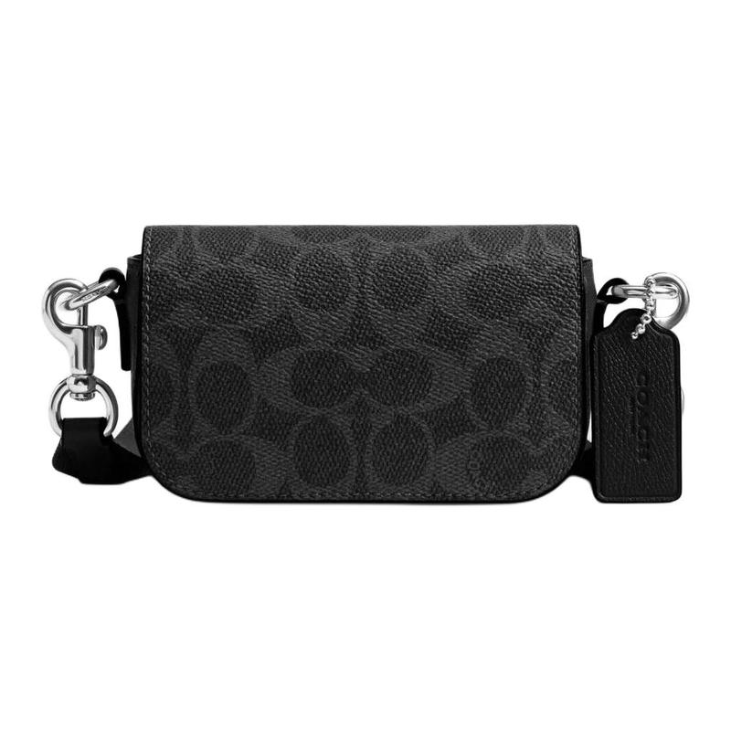COACH Canvas 13 classic presbyopic print coated canvas and horizontal grain leather crossbody bag mini men s black чорний
COACH Canvas 13 classic presbyopic print coated canvas and horizontal grain leather crossbody bag mini men s black чорний