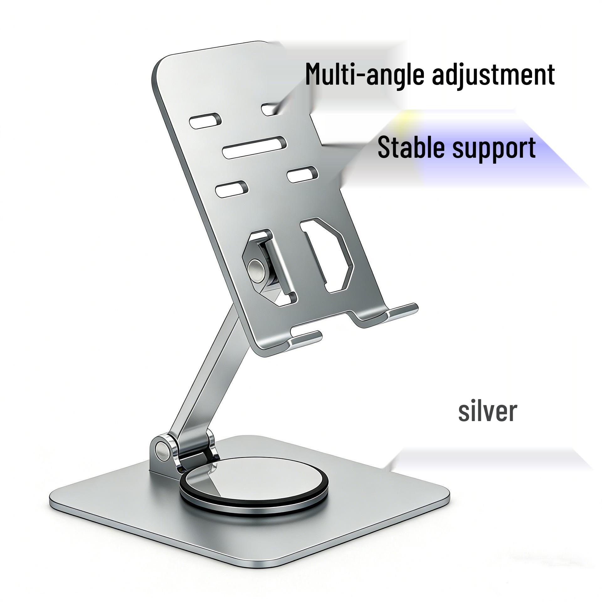 Aluminum Alloy 360° Rotating Portable Phone Holder with Customizable Logo срібний
Aluminum Alloy 360° Rotating Portable Phone Holder with Customizable Logo срібний