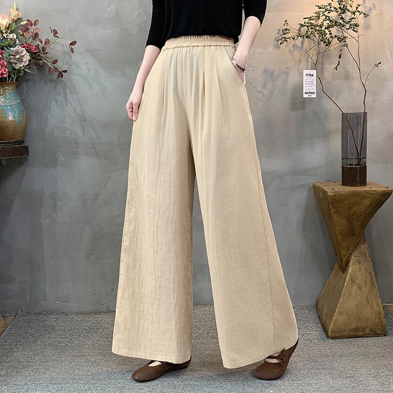 2026 Retro Elastic Waist Wide-Leg Pants: Versatile, Casual, and Simple 2XL (110-125 Jin) бежевий
2026 Retro Elastic Waist Wide-Leg Pants: Versatile, Casual, and Simple 2XL (110-125 Jin) бежевий