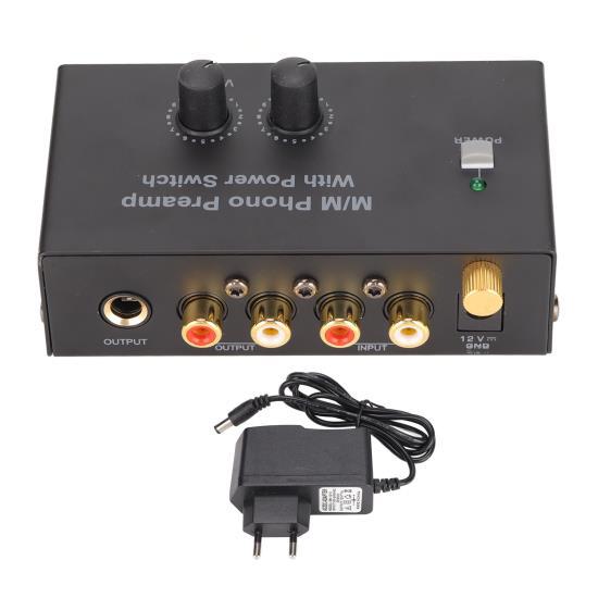 PP500P Phono Preamp Профессиональный малошумящий предусилитель для проигрывателя пластинок с адаптером 12 В постоянного тока, вилка европейского стандарта 100‑240 В
PP500P Phono Preamp Профессиональный малошумящий предусилитель для проигрывателя пластинок с адаптером 12 В постоянного тока, вилка европейского стандарта 100‑240 В