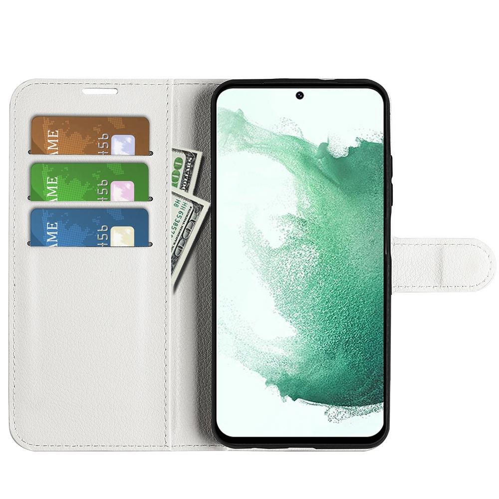 For Samsung Galaxy S23+ Full Protection Case Flip Stand Wallet Anti-scratch Litchi Texture PU Leather Phone Cover White
For Samsung Galaxy S23+ Full Protection Case Flip Stand Wallet Anti-scratch Litchi Texture PU Leather Phone Cover White