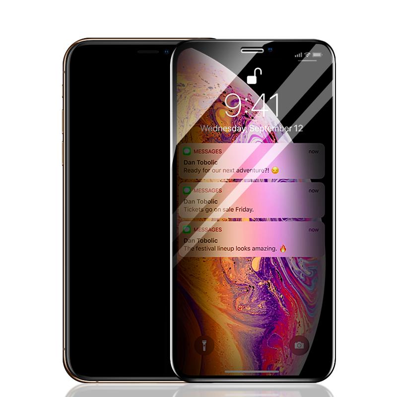MOCOLO Anti-peep Full Glue Full Screen Silk Printing Tempered Glass Screen Protector Film for iPhone XS 5.8 inch Type A
MOCOLO Anti-peep Full Glue Full Screen Silk Printing Tempered Glass Screen Protector Film for iPhone XS 5.8 inch Type A